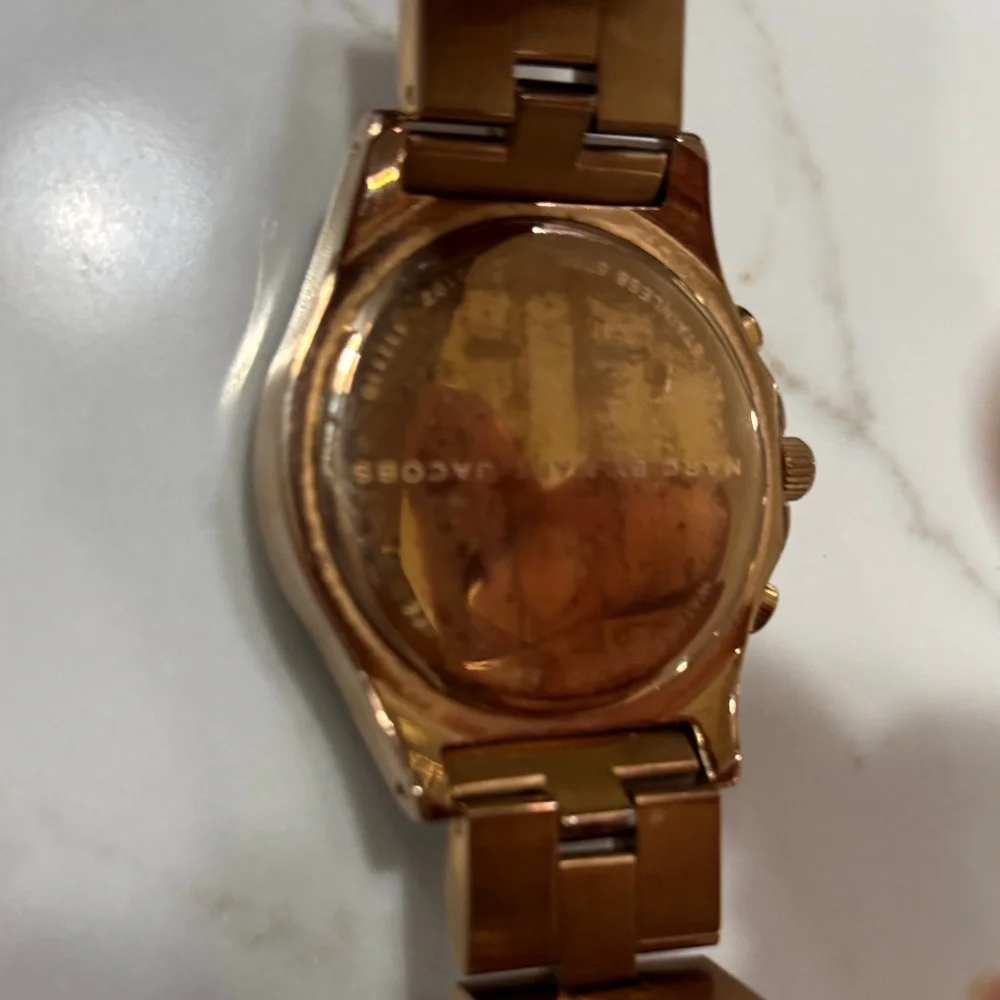 Marc By Marc Jacobs Rose Gold Tone Multi-Function Bracelet Watch - Picture 8 of 9